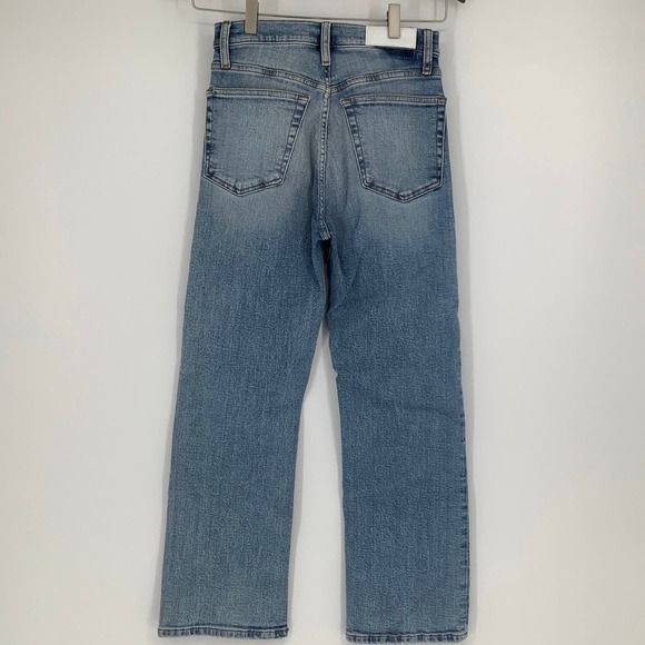 RE/DONE Size 26 70s Stove Pipe Denim Jeans True Indigo $275 msrp Blue I6-6 - Picture 3 of 8